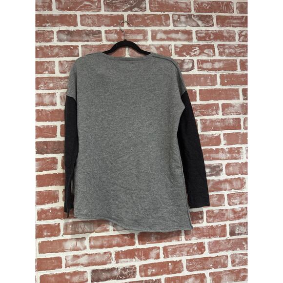 Zadig & Voltaire Colorblock Wool Knit Asymmetrical Sweater Size Small - Picture 3 of 9